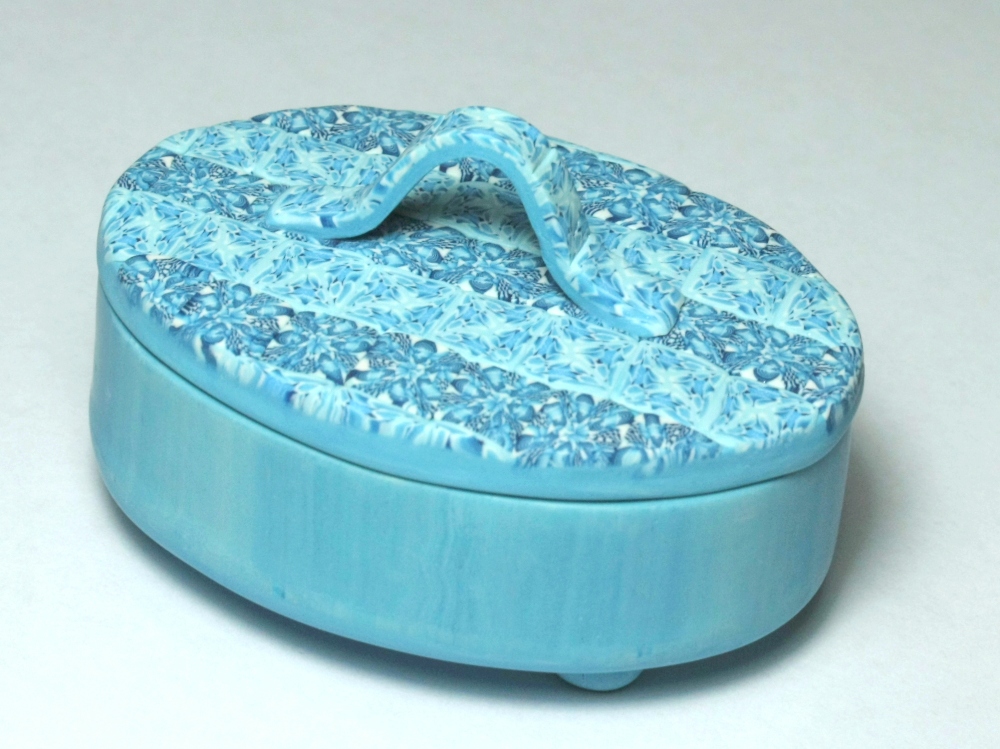 Life Art Designs by Janie A New Polymer Clay Box from an Old Cane