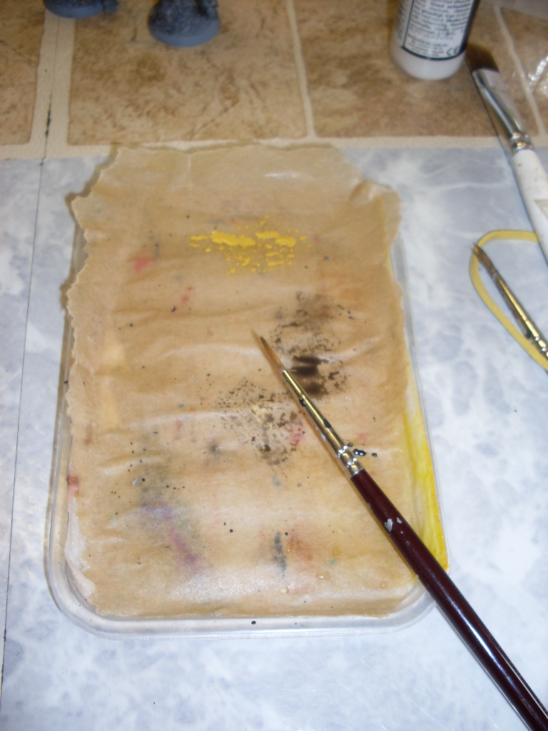 Axes and Arrows Six reasons to use a wet palette when painting miniatures