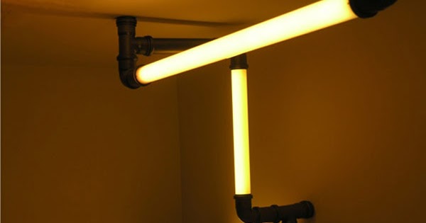 Tubos de Iluminación Atómica para Interiores Contemporáneos Con un