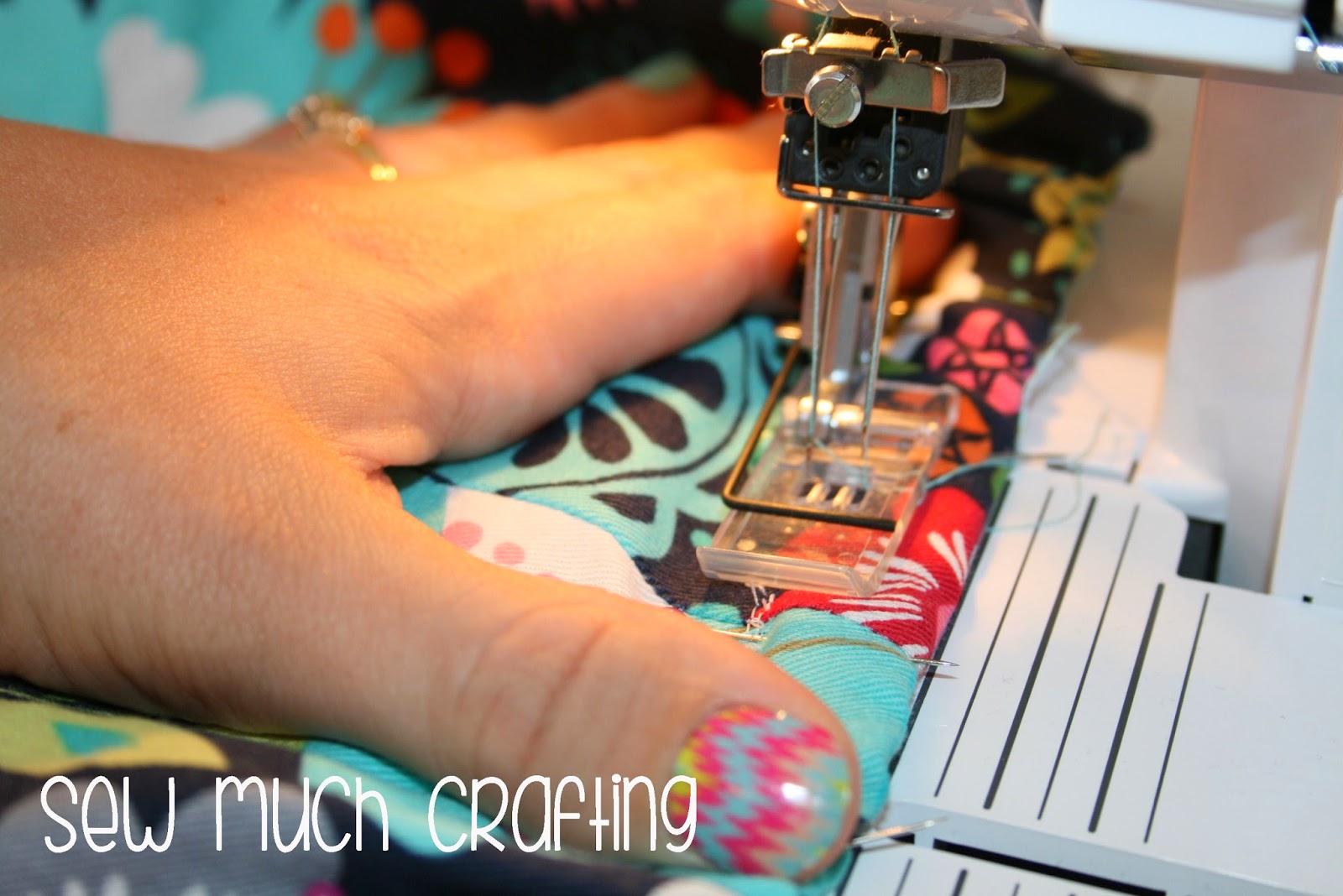 sew much crafting Using your coverstitch machine to do an elasticized