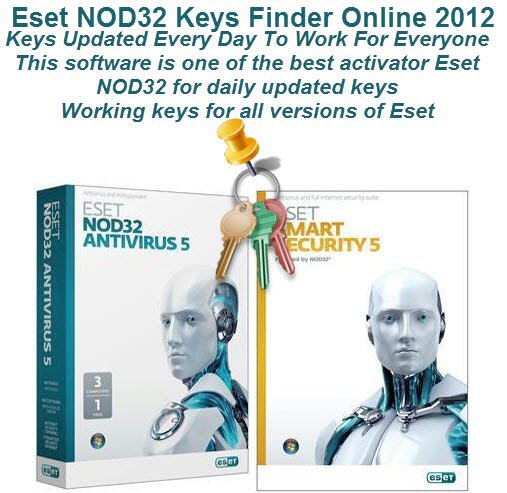 ESET NOD32 Keys Finder Online 2012