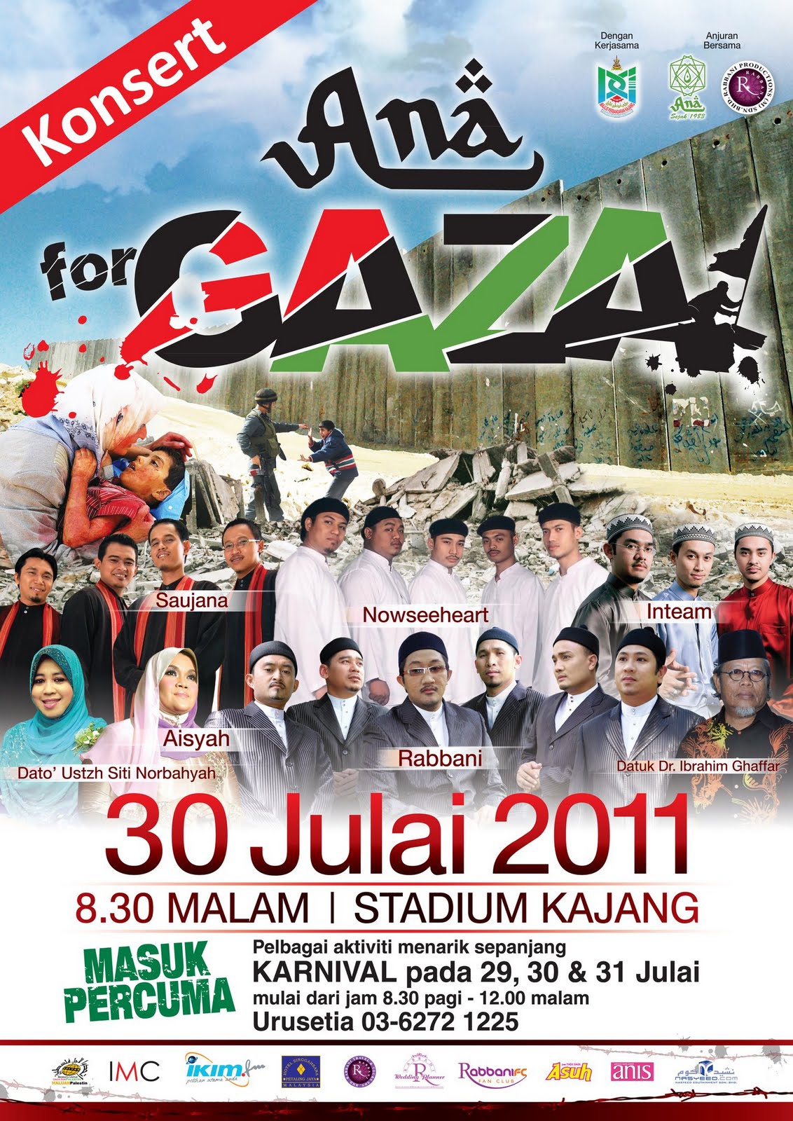 Konsert Ana For Gaza