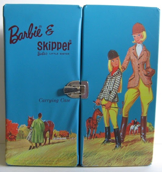 1964 barbie and skipper carrying case