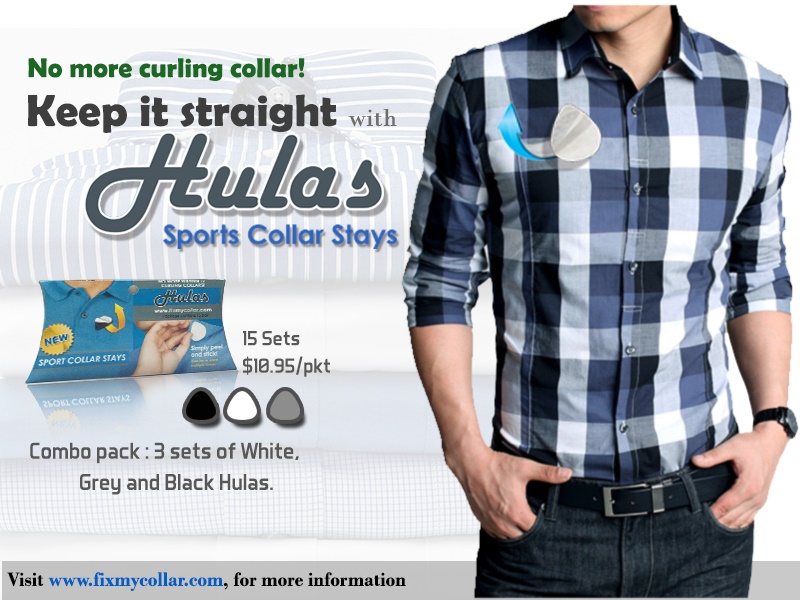 Best quality sticky collar stays for Polos and shirts