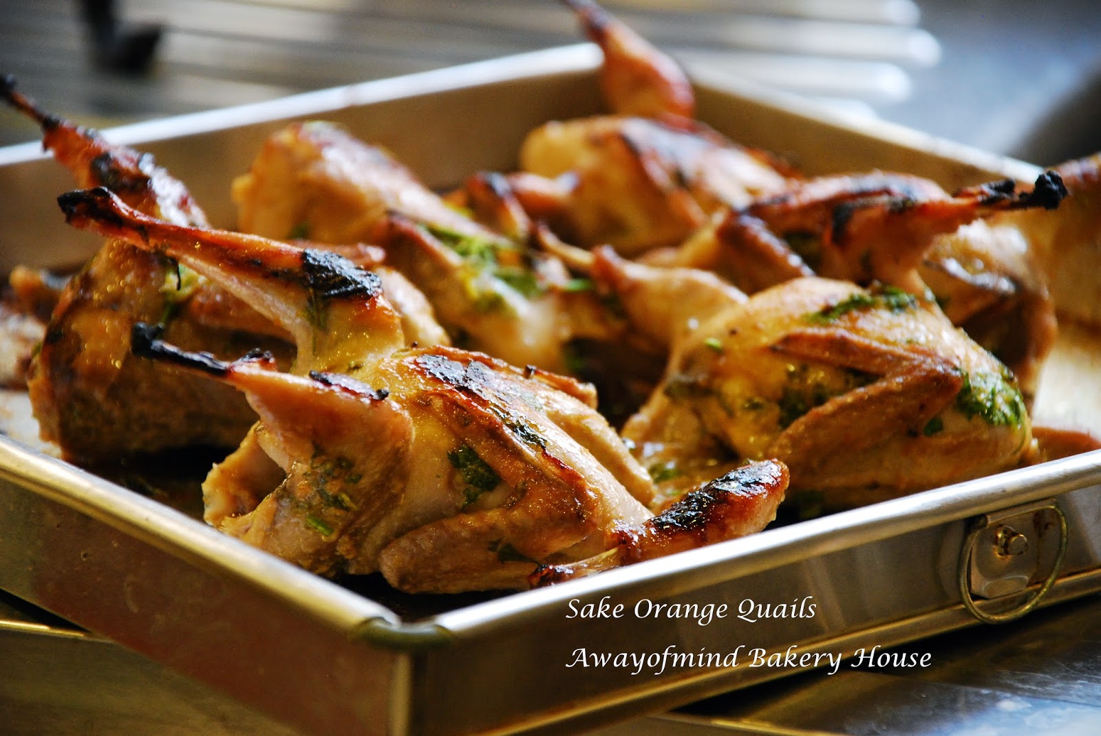 Awayofmind Bakery House Sake Orange Quails
