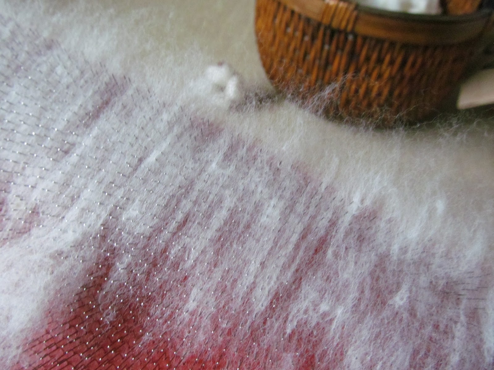 Trampled by Geese Carding cotton into punis