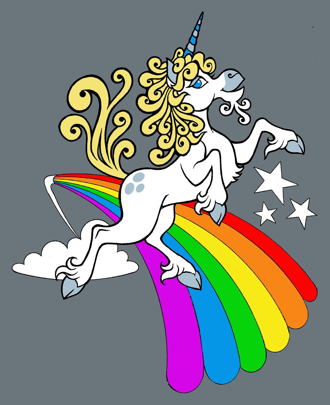 Riktoonz Cartoonist/Caricaturist Rick C. Moore UNICORN and JACKALOPE