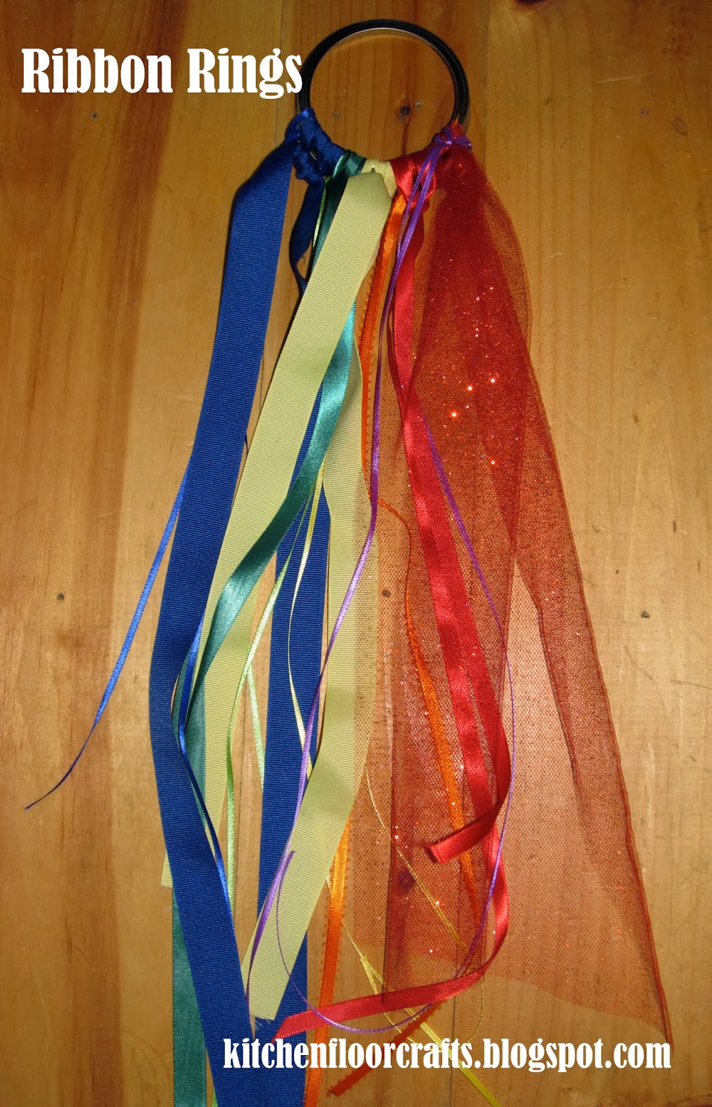 Kitchen Floor Crafts Ribbon Rings