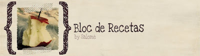 Bloc de recetas