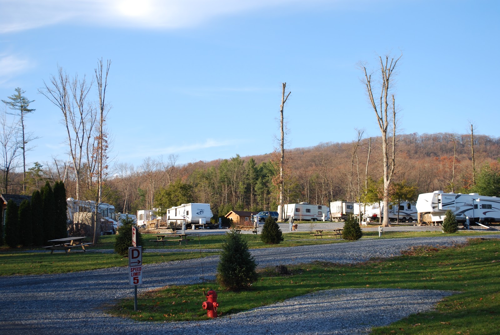 BLUE SKY AHEAD Twin Grove Resort & Campground, Pennsylvania