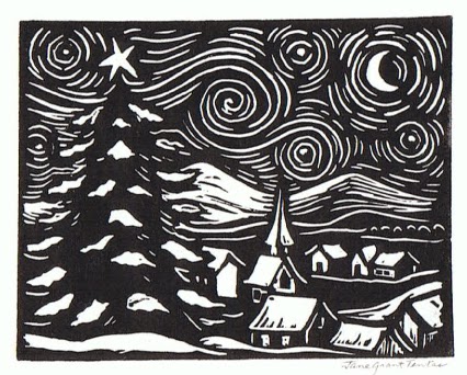 just pencil on paper: Starry Night