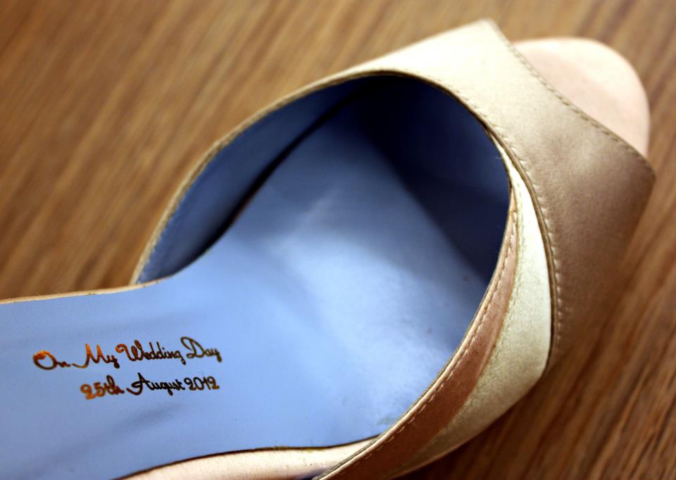 navy blue red bottom heels