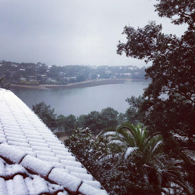 hossegor sous la neige