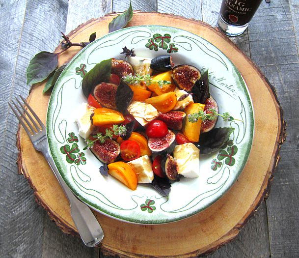 Fig, Mozzarella & Tomato Salad