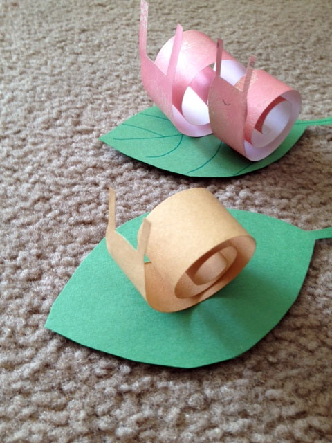 Art for Young Children: Snail--Paper Craft Project