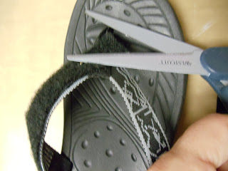 One-of-a-Kind Flip Flops with Velcro® Brand Fasteners 1