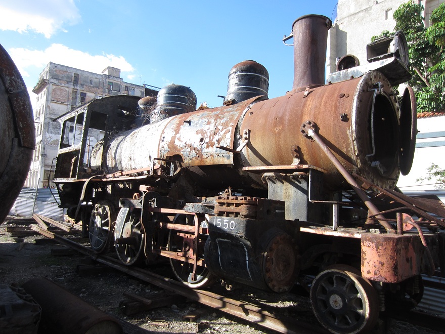 Cuban Cigars, Culture & Lifestyle Train Junkyard (Havana) Nov.2012