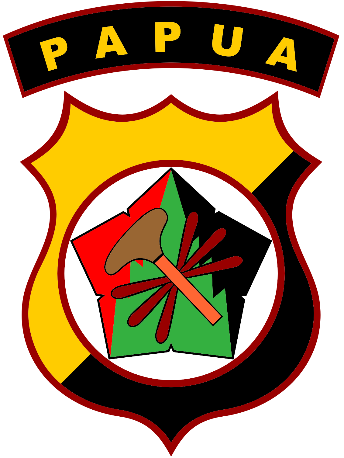 Logo Kepolisian Daerah ( Polda ) Papua - Ardi La Madi's Blog