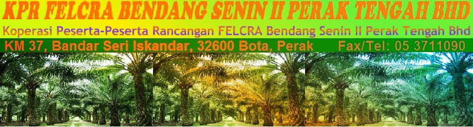 KPR FELCRA Bendang Senin II Perak Tengah Bhd