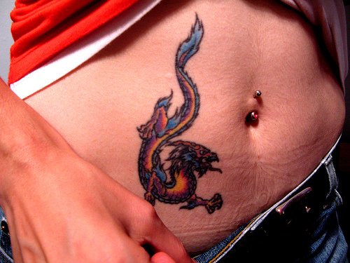 Images of stomach tattoos are also catching up and you can have a portrait