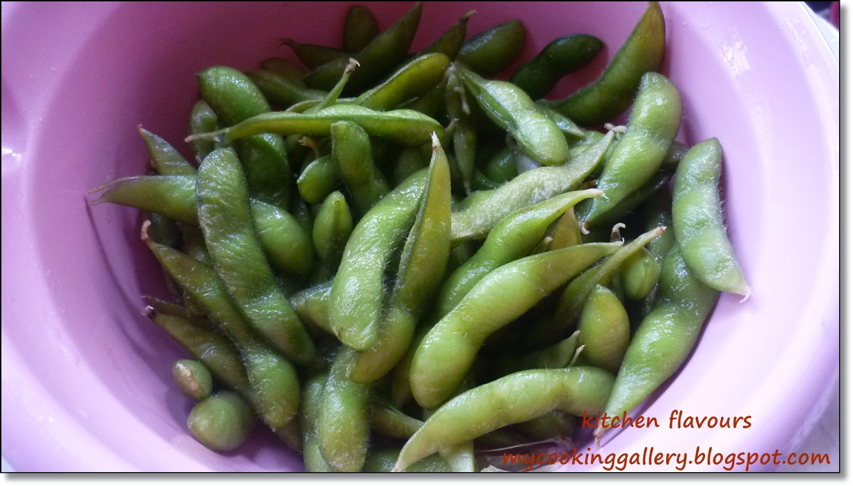 kitchen flavours Spicy Tofu and Edamame Beans