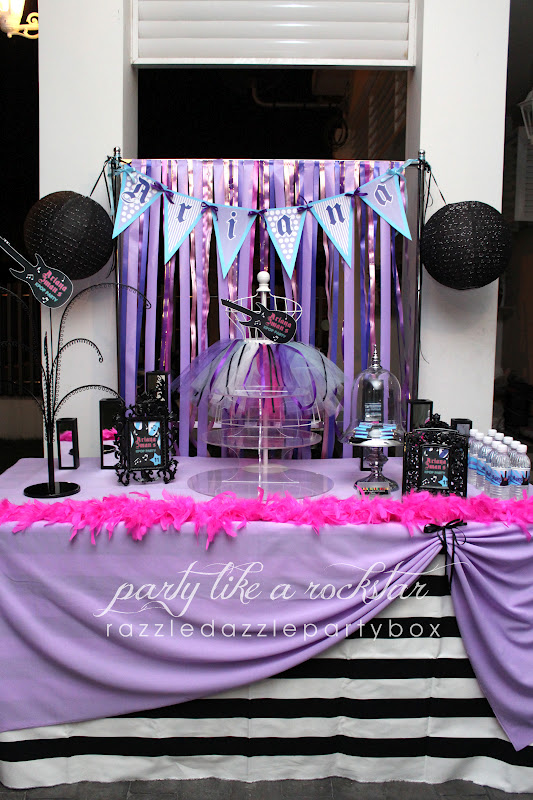 Razzle Dazzle Party Box: Theme Birthday Party: KPop/Rockstar