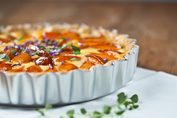 Aprikosen Tarte Lavendel Thymian