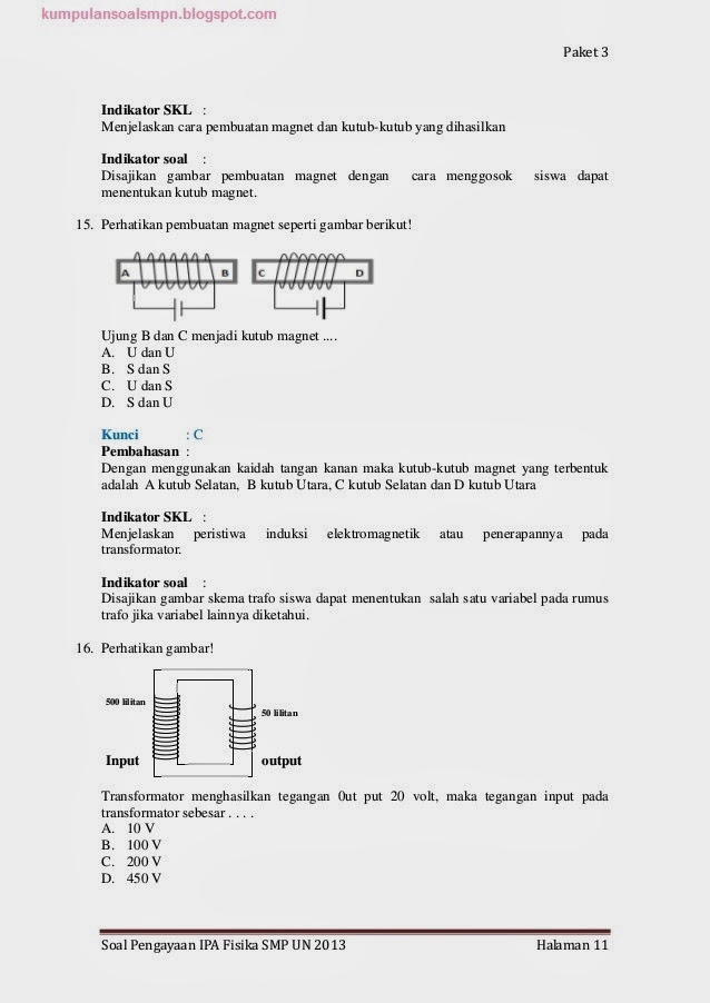 Soal Transformasi Smp Kelas 9 Dan Pembahasannya