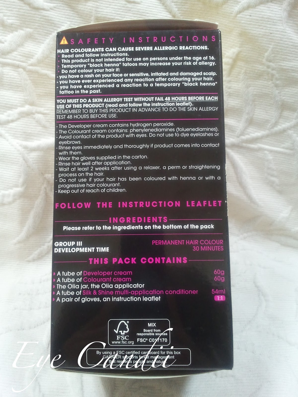 eye candii Garnier Olia Deep Red Review + Before & After...