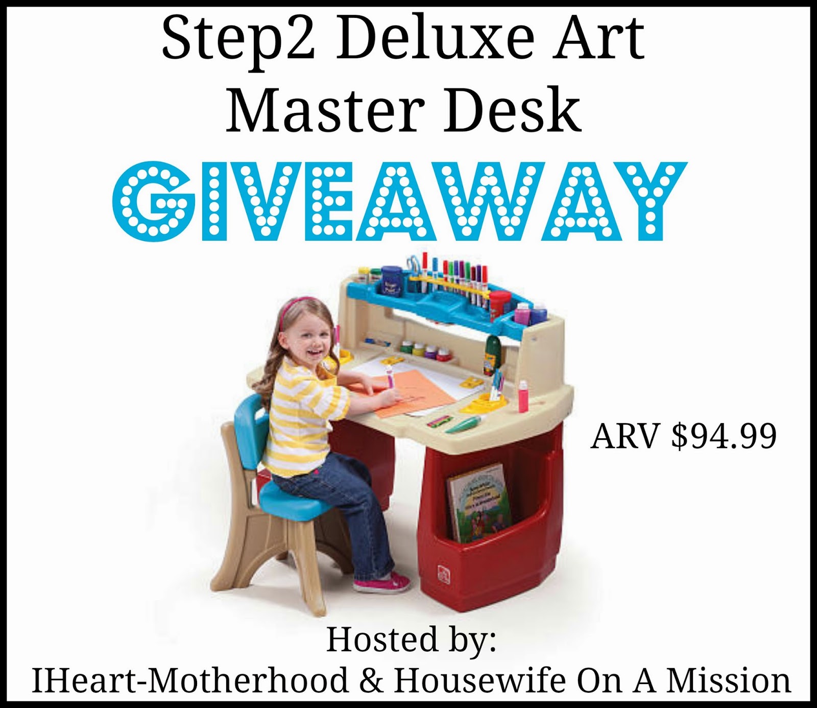 Step 2 Deluxe Art Master Desk Giveaway Ends 10 29 Everything