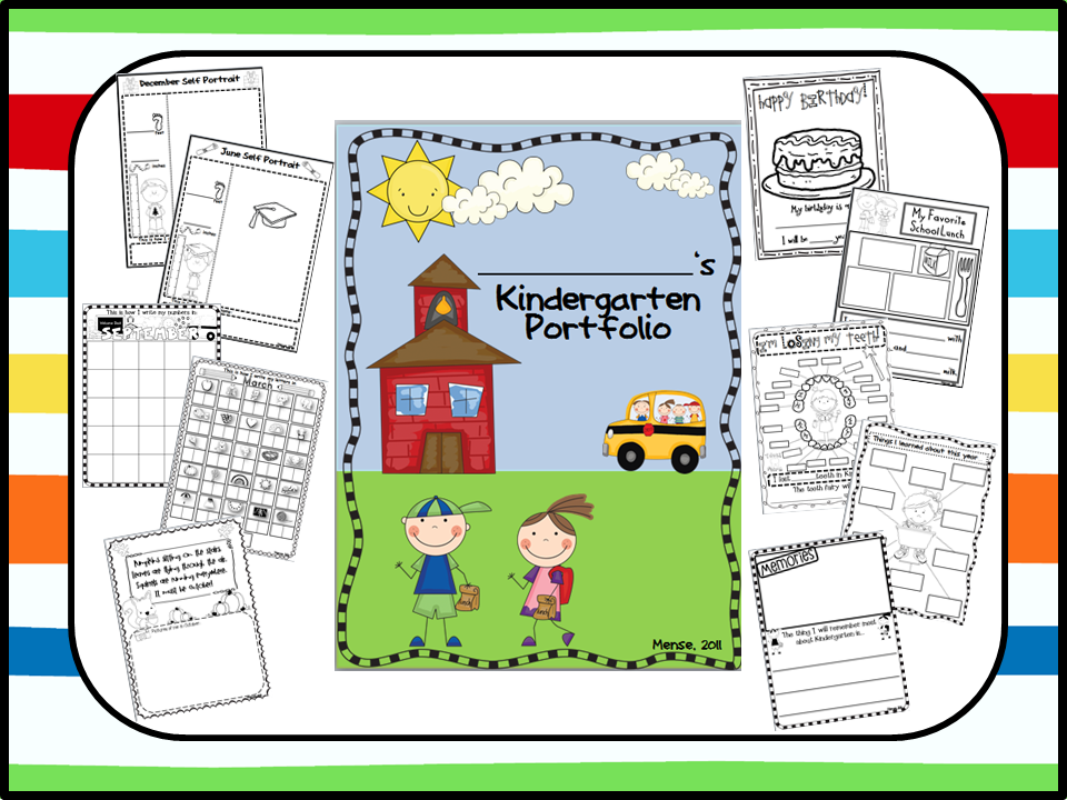 Bigger And Better Kindergarten Portfolio Memory Book Little Warriors Kindergarten Portfolio Templates