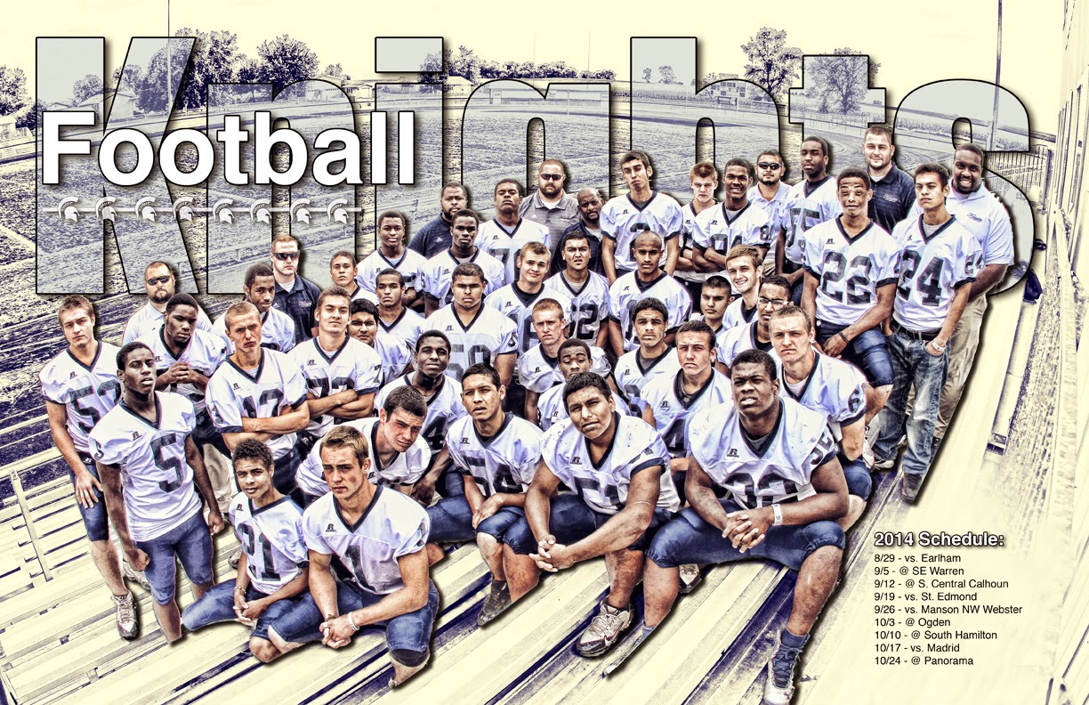 Woodward Academy Knights Football Poster 2014