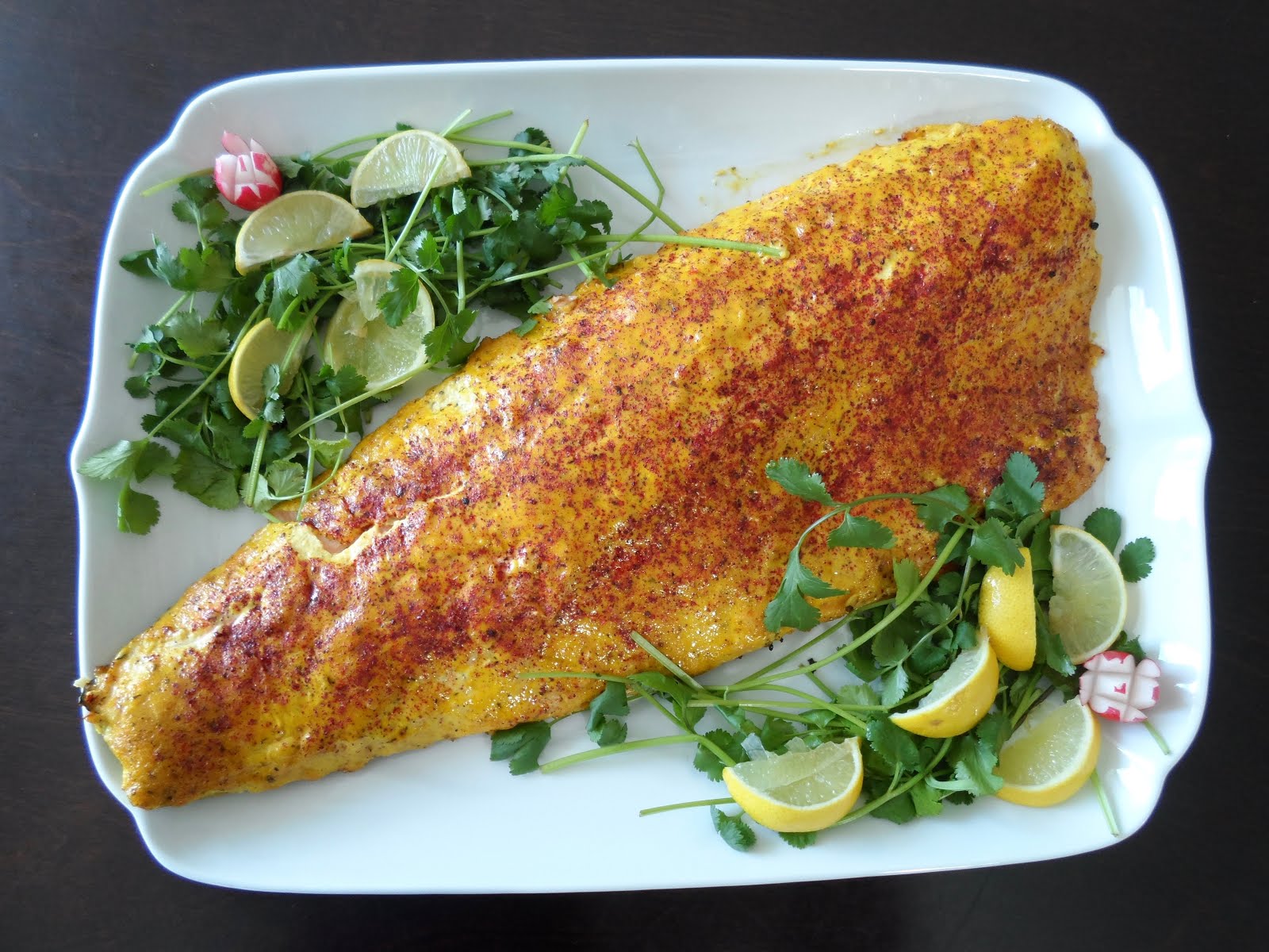 Salmon, Saffron, Sumac