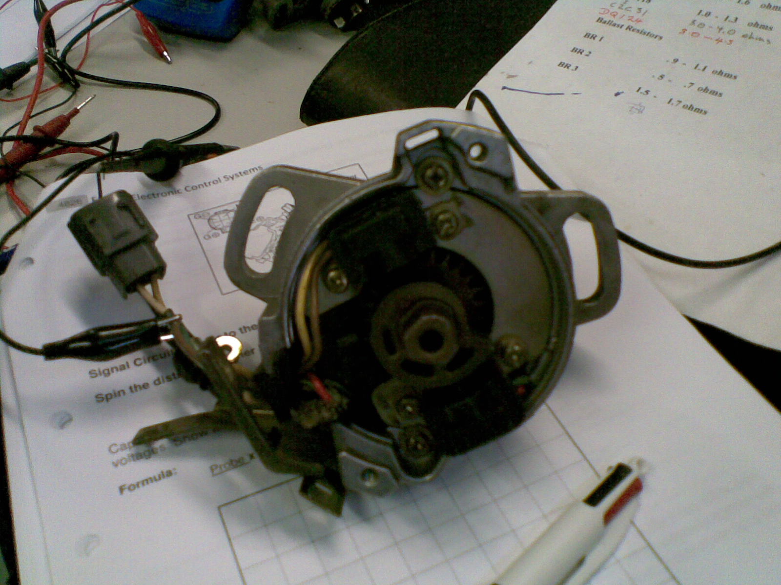 TTEC 4826 Engine Electronic Control System Adjusting Reluctor Gap on