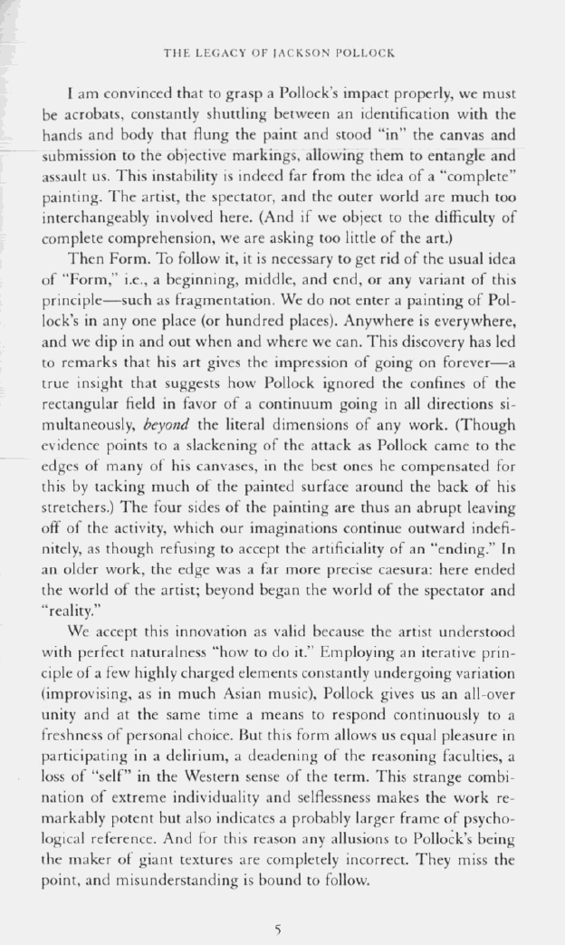 pollock essay pollock essay
