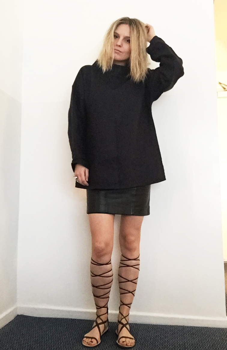 Fashion Over Reason, linen tunic, high Zara high top gladiators Fashion Over Reason, linen tunic, high Zara high top gladiators