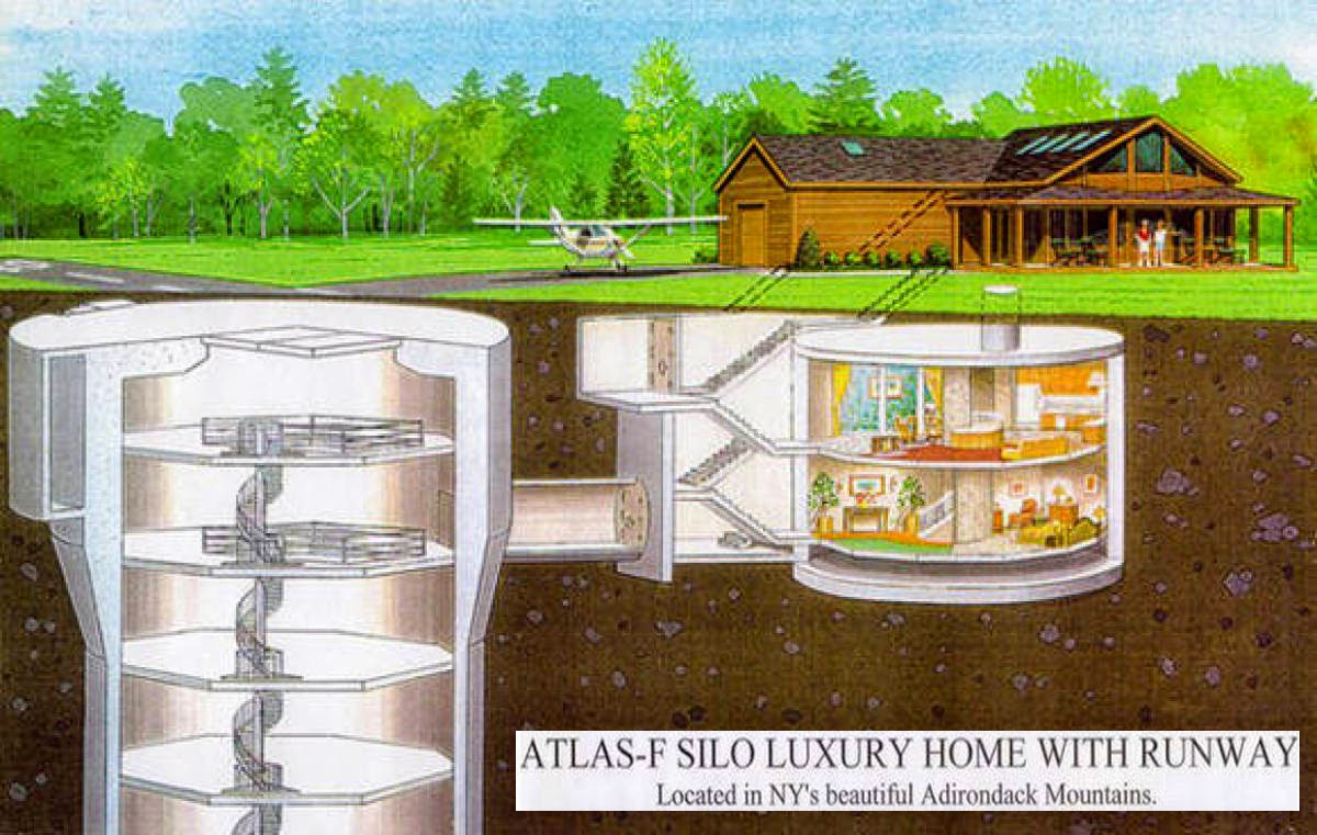 Hidden Underground Structure luxury home with runway Best Media Online