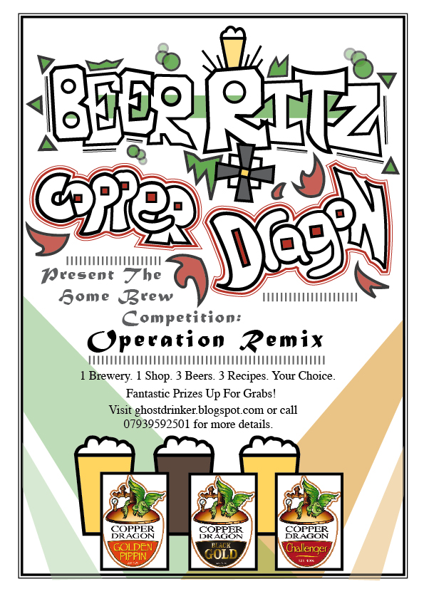 Ghost Drinker Introducing The Beer Ritz and Copper Dragon Home Brew Competition