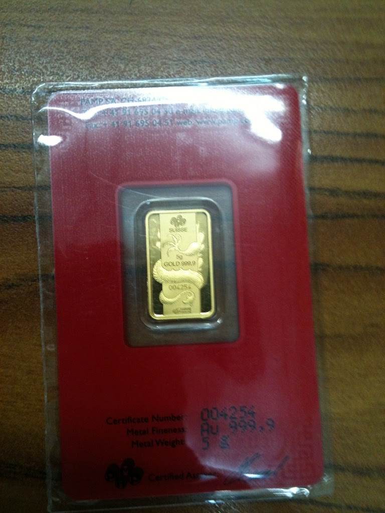 Singapore Gold bars