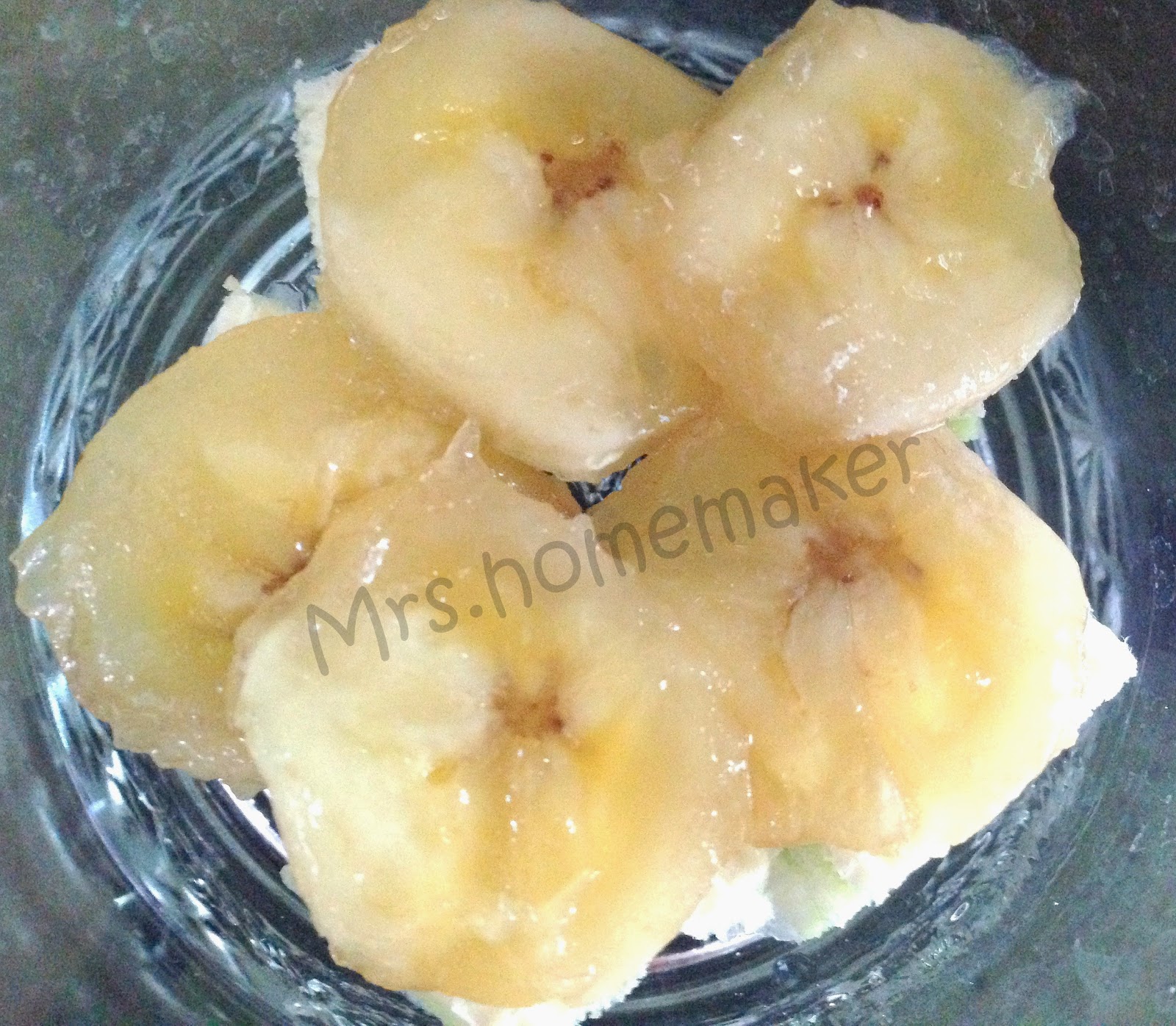 Mrs.Homemaker Banana Pudding (Without Egg )