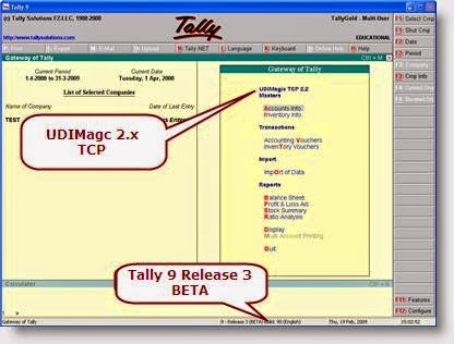 Tally Version 7.2 Software