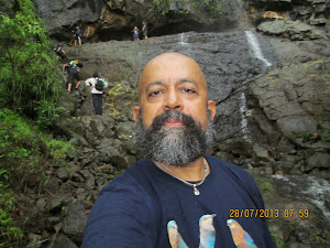 Waterfalls on "Shidi route " after "First Ladder".