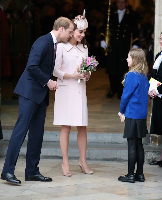 Duchess Kate attends Westminster Abbey Service