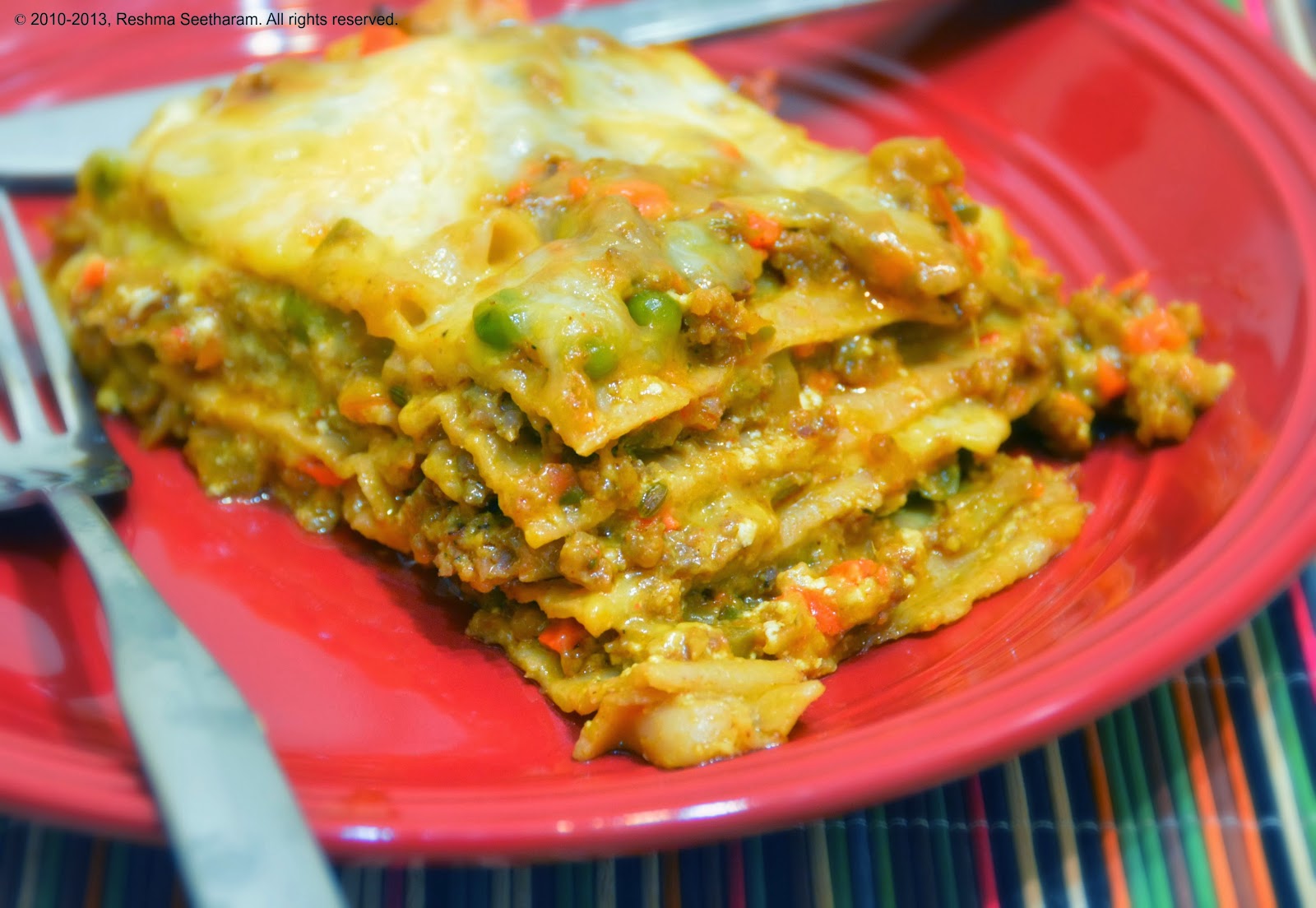 Indian lasagna