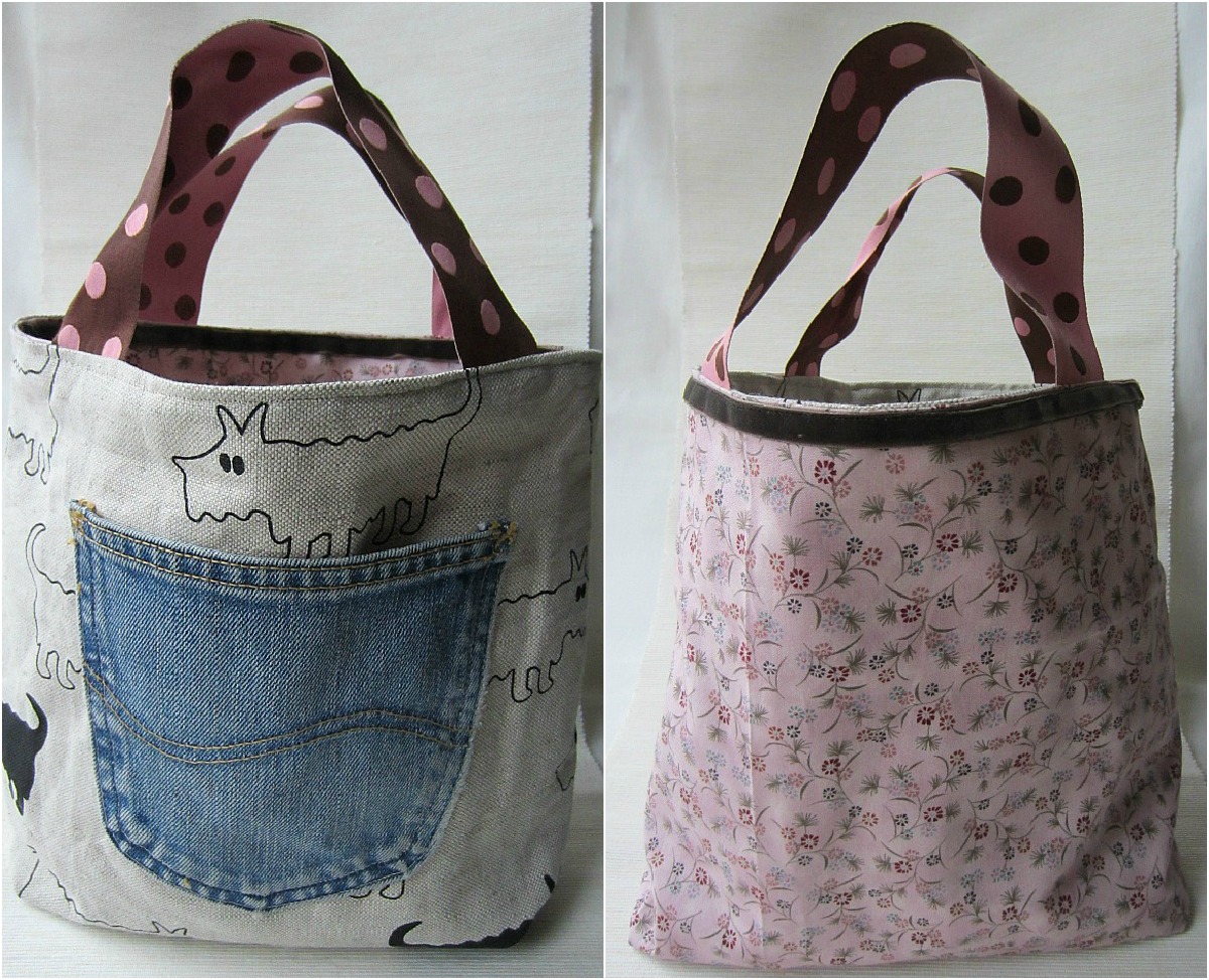 Thoughts and Images Along the Way Reversible bags & rice bags DIY