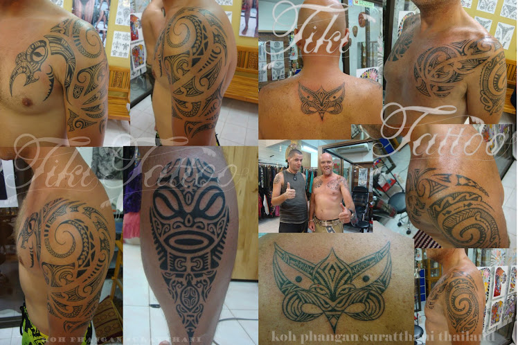 Maori polinesian tattoos