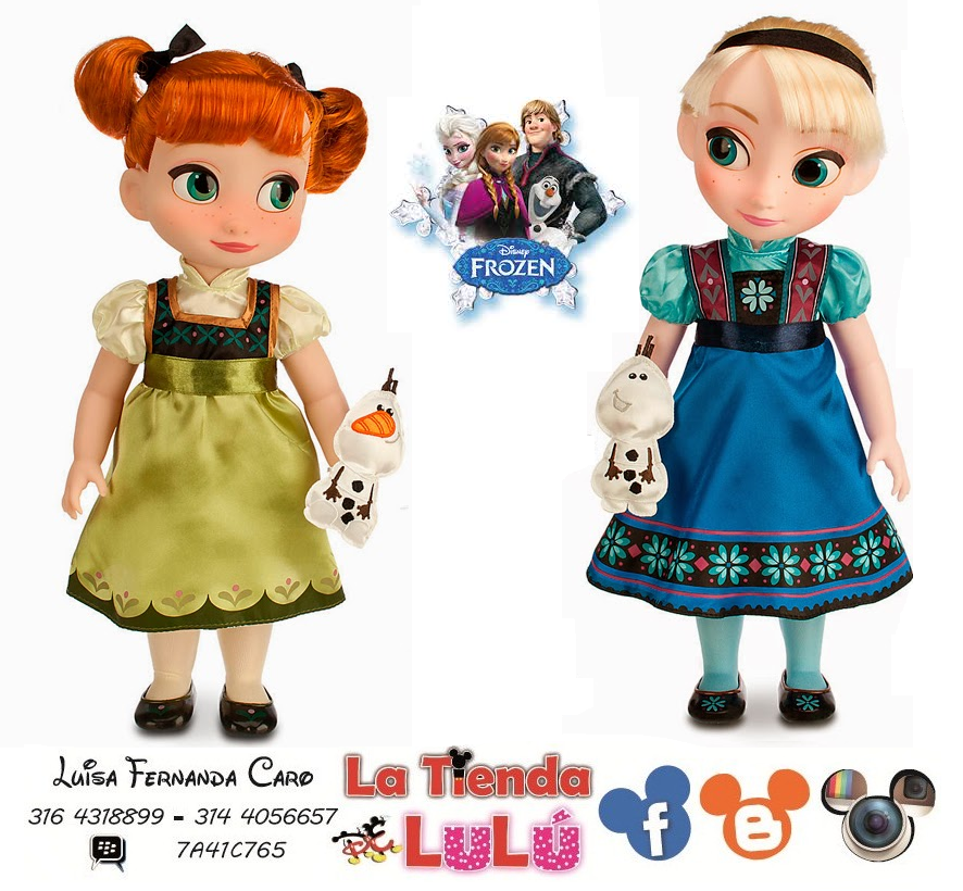 muñecas frozen disney