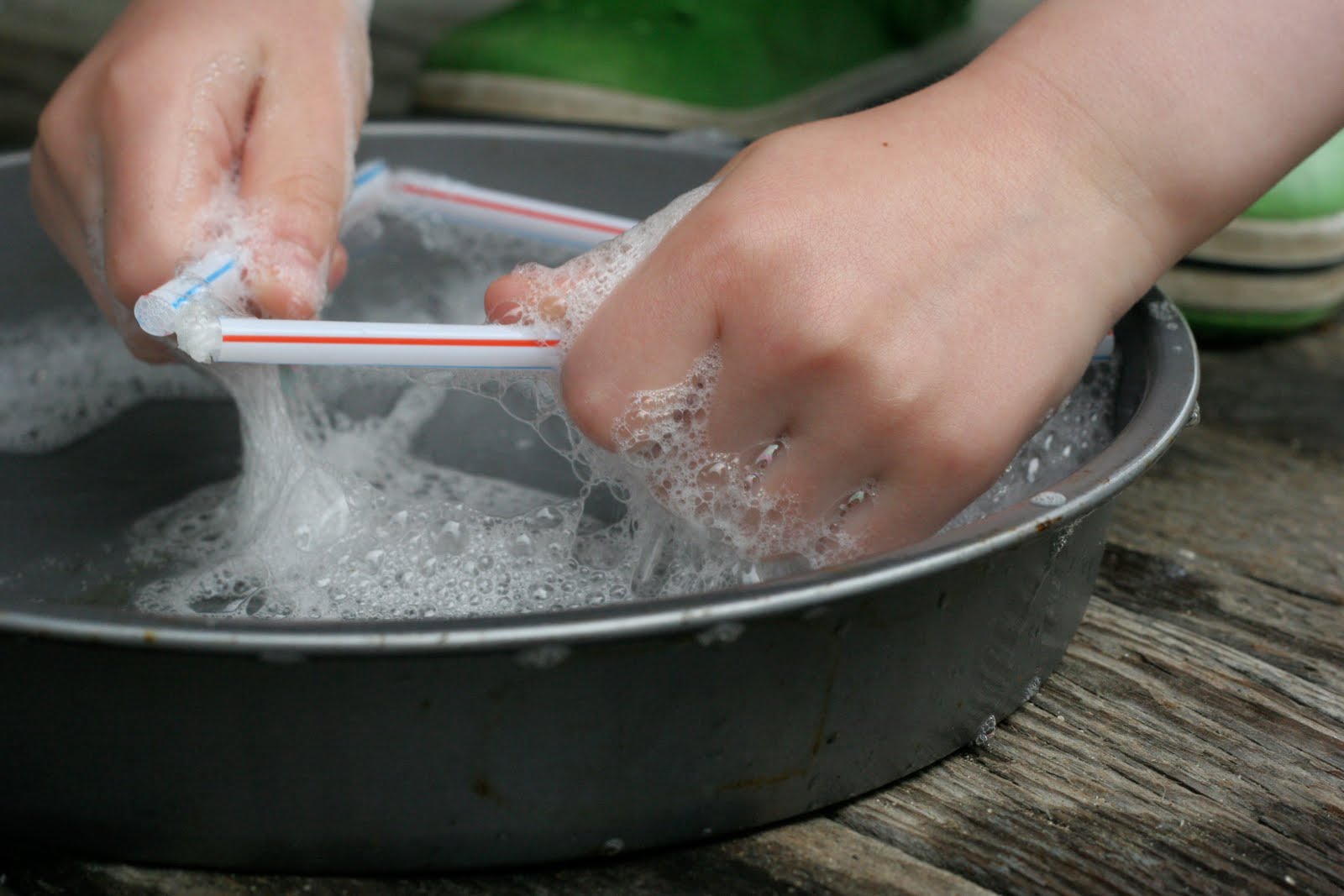 Homemade Bubbles, Wands and Blowers