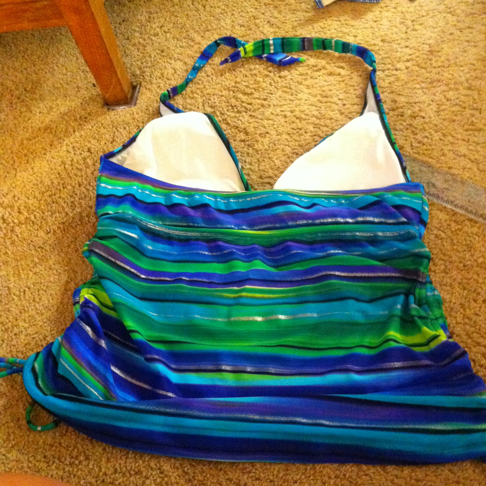 A Creative and Crafty Inspiration Converting a halter swimsuit...to a