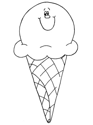 Line Drawing :: Clip Art :: Ice Cream